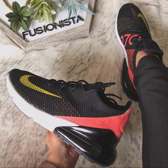 Nike Shoes - NWT🔥 Rare Nike Air Max 270 Flyknit Black 9W